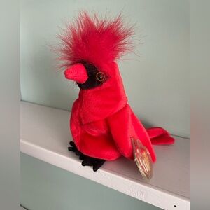 1998 TY RETIRED “MAC” THE CARDINAL BEANIE BABY NWT